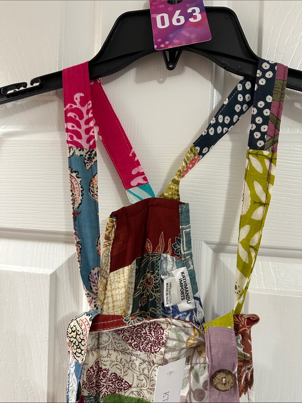 Patchwork Multicolor Women's Jumpsuit - Picture 4 of 5